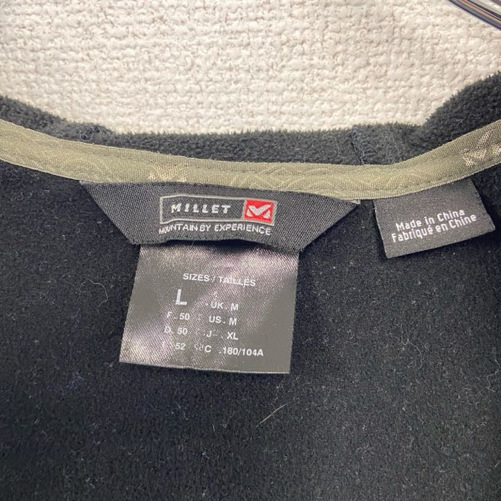 MILLET　ミレー　フルジップジャケット　マウンテンパーカー　黒　ブラック　Lサイズ