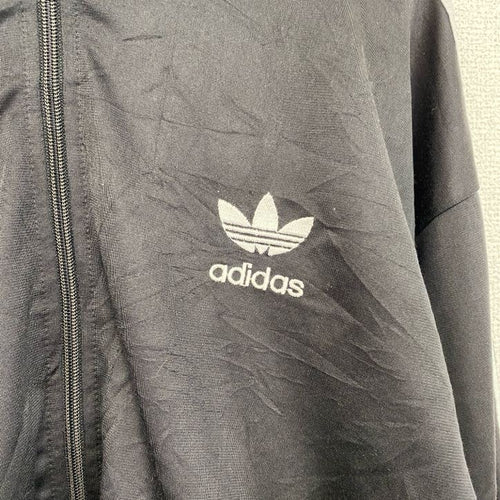 90s　adidas　アディダス　トラックジャケット/ジャージ　ヴィンテージ　黒　ブラック　Sサイズ