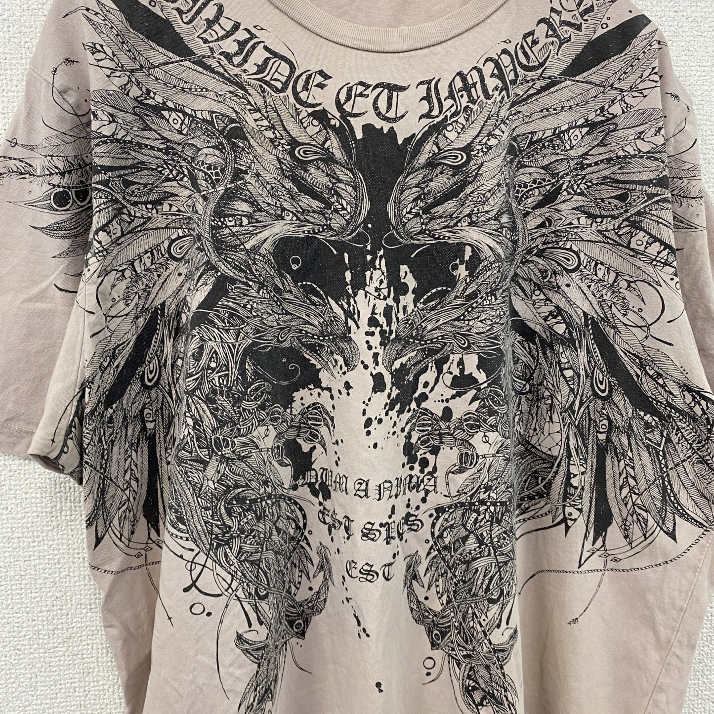 Next　半袖プリントTシャツ　ピンク　Lサイズ