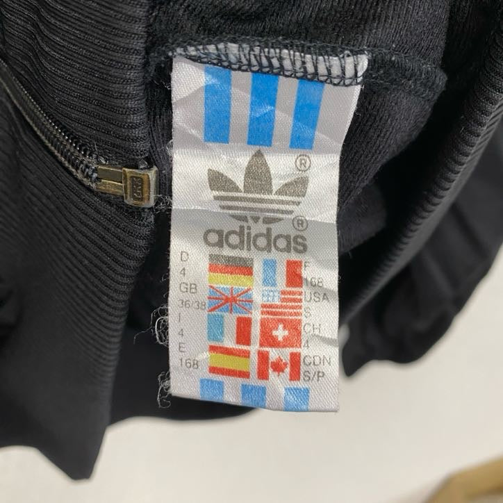 90s　adidas　アディダス　トラックジャケット/ジャージ　ヴィンテージ　黒　ブラック　Sサイズ