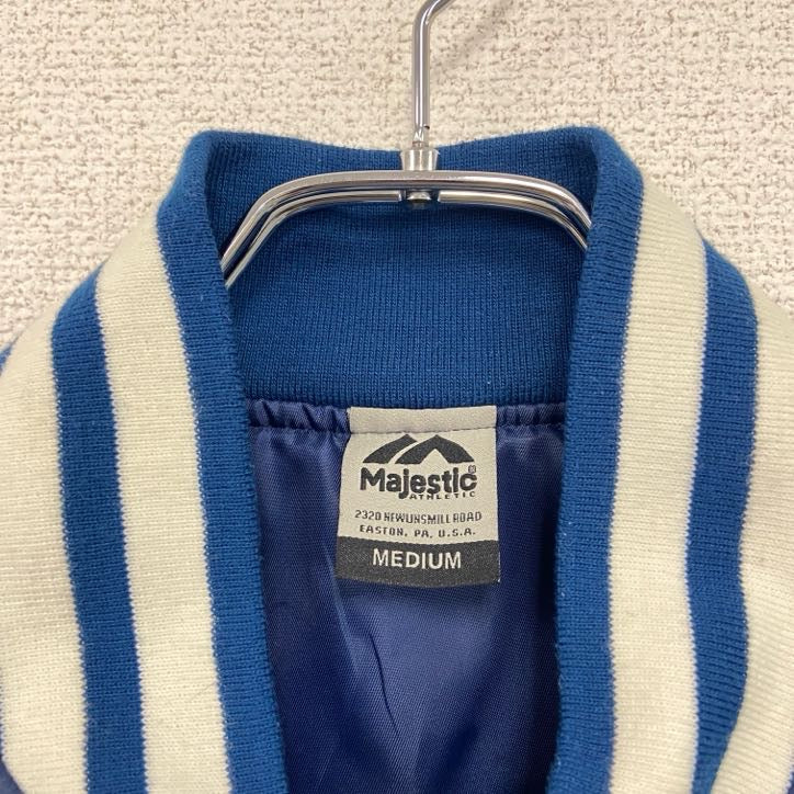 Majestic　マジェスティック　NYヤンキース　スタジャン/スタジアムジャケット　紺　ネイビー　Mサイズ