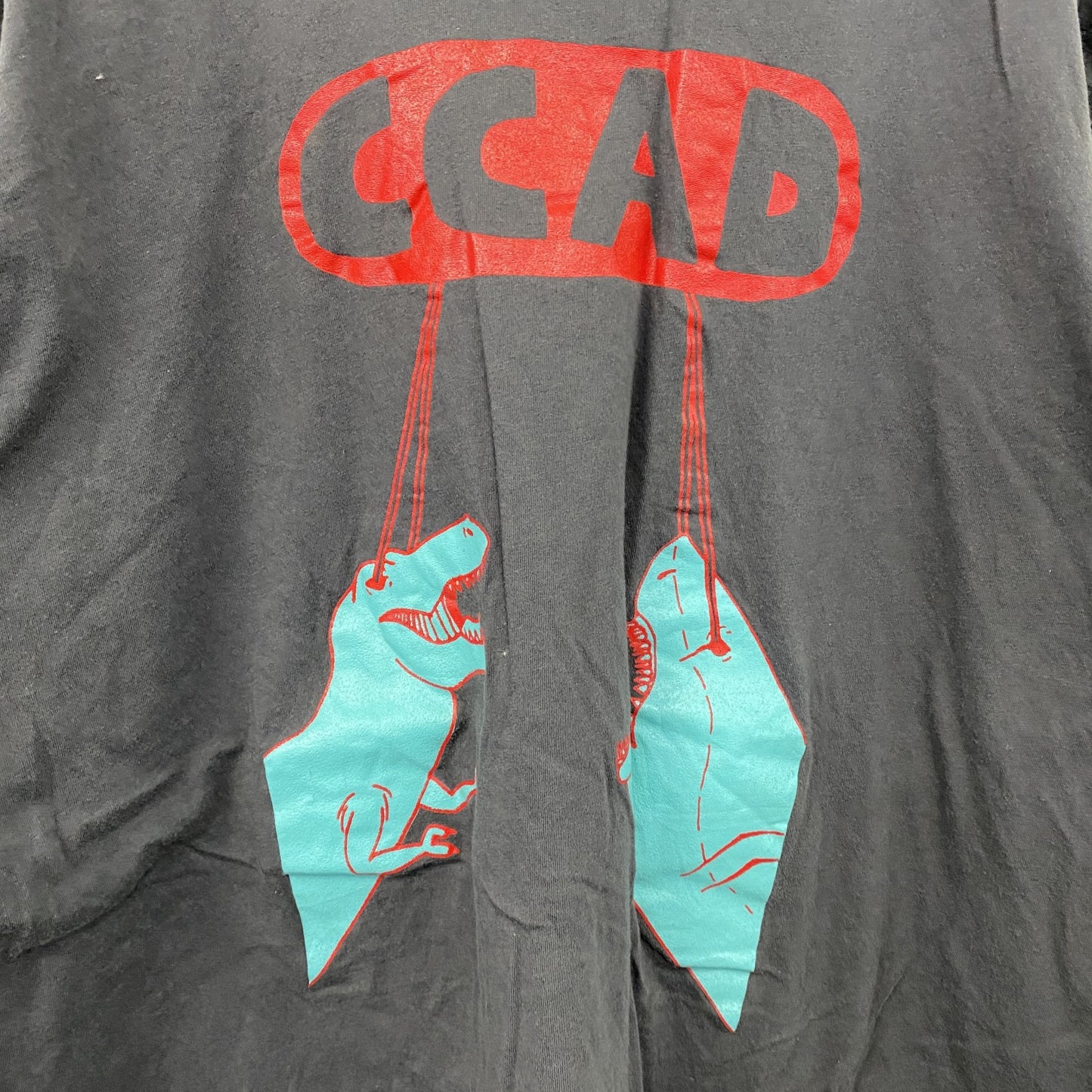 DISTRICT MADE　CCAD　半袖プリントTシャツ　黒　ブラック　XLサイズ