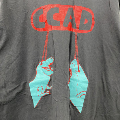 DISTRICT MADE　CCAD　半袖プリントTシャツ　黒　ブラック　XLサイズ