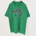 古着 used　champion　チャンピオン　半袖カレッジプリントTシャツ　マーシャル大学　緑　クルーネック　レトロ　Lサイズ