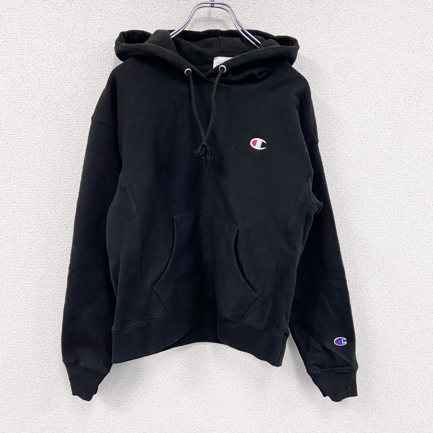 Champion　チャンピオン　リバースウィーブ　スウェットパーカー/フーディー　黒　ブラック　Sサイズ