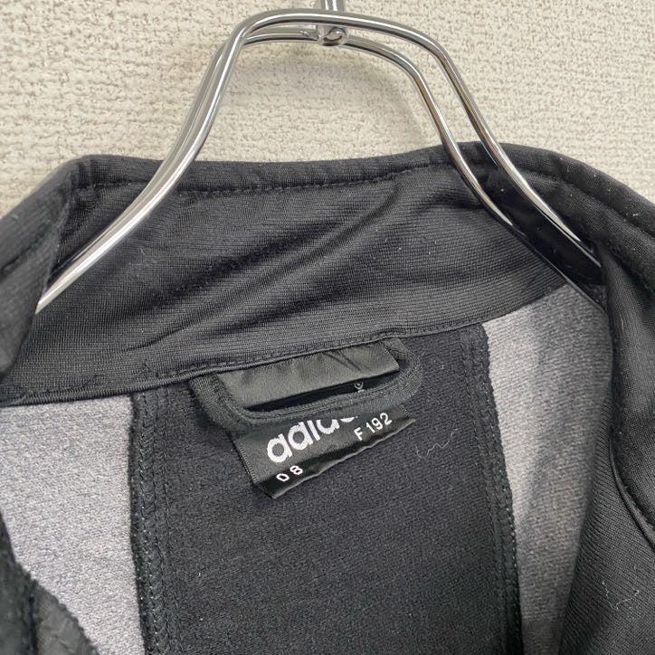 90s　adidas　アディダス　トラックジャケット/ジャージ　ヴィンテージ　黒　ブラック　Lサイズ