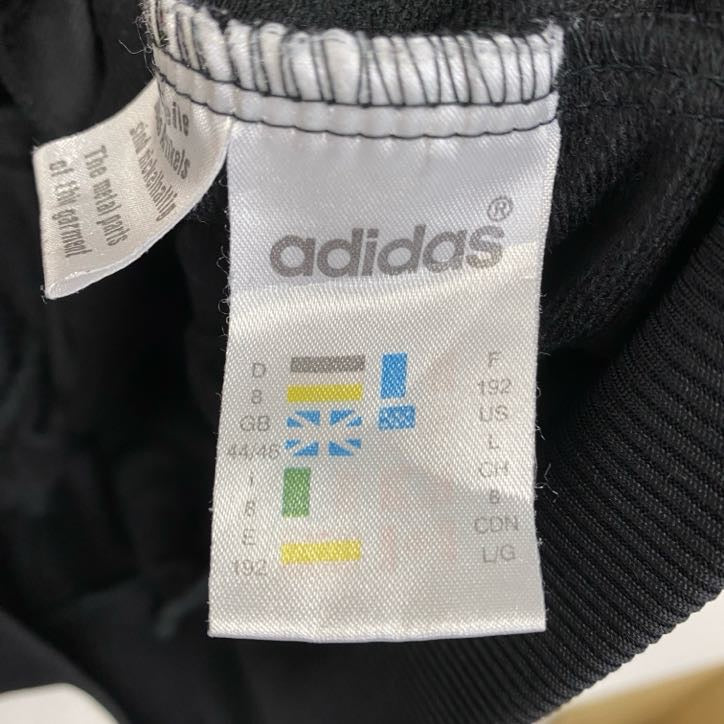 90s　adidas　アディダス　トラックジャケット/ジャージ　ヴィンテージ　黒　ブラック　Lサイズ