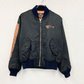 HARLEY DAVIDSON　ハーレーダビッドソン　MA-1タイプ　ナイロンジャケット　黒　ブラック　Mサイズ