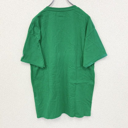 古着 used　champion　チャンピオン　半袖カレッジプリントTシャツ　マーシャル大学　緑　クルーネック　レトロ　Lサイズ