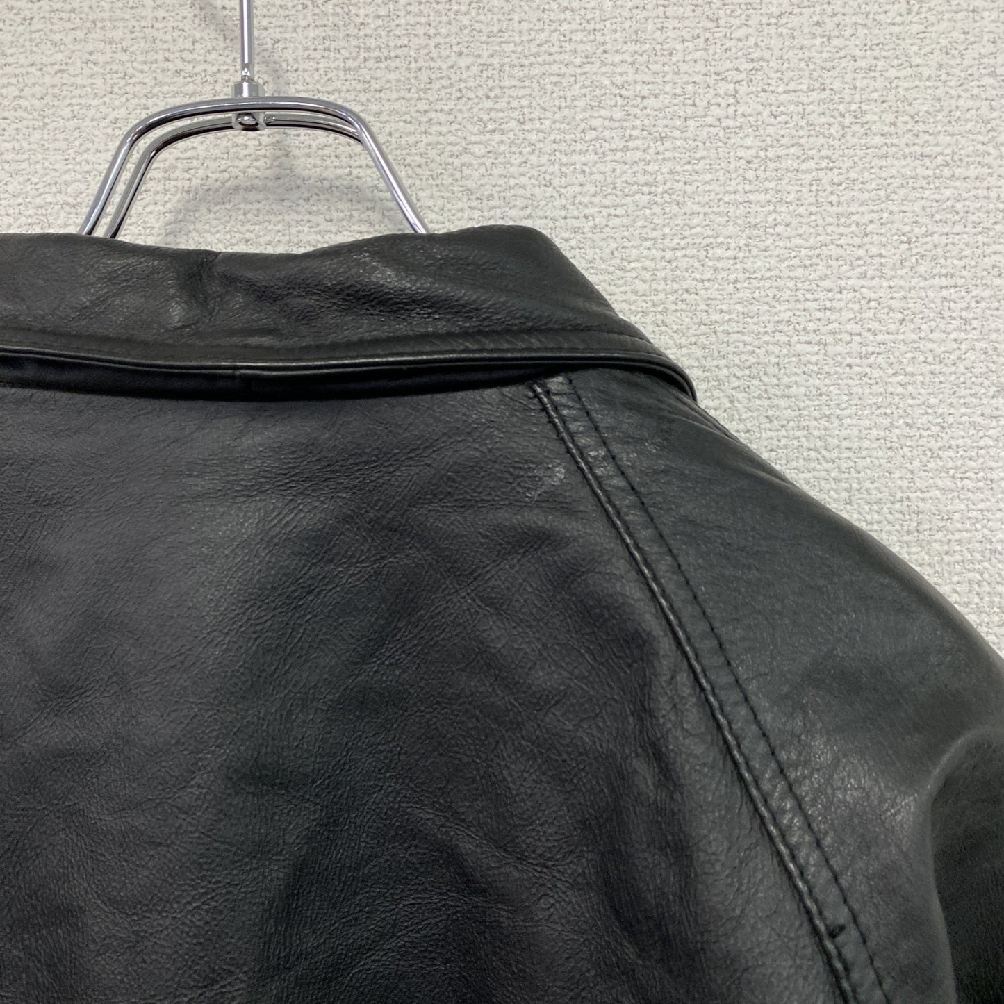 D'HOMME A HOMME　ドムアオム　レザージャケット/レザーコート　黒　ブラック　Mサイズ