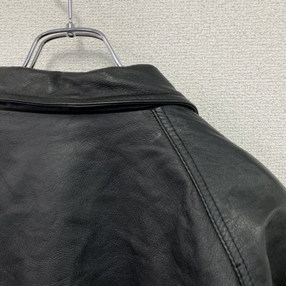 D'HOMME A HOMME　ドムアオム　レザージャケット/レザーコート　黒　ブラック　Mサイズ