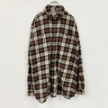 Carhartt　カーハート　長袖ネルシャツ　ボタンダウンシャツ　茶色　ブラウン　XLサイズ