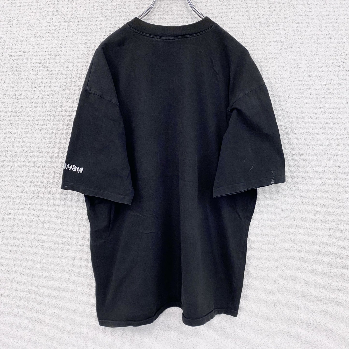 EVERYTHING ETHNIC　半袖アニマルプリントTシャツ　黒　ブラック　XLサイズ