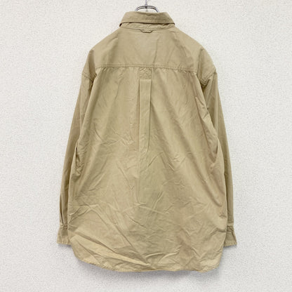 Timberland　ティンバーランド　長袖ボタンダウンシャツ　ベージュ　Lサイズ