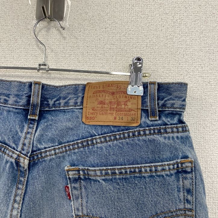 90s　Levi’s　リーバイス　550　デニムパンツ　ヴィンテージ　ジッパーフライ　インディゴ　W34