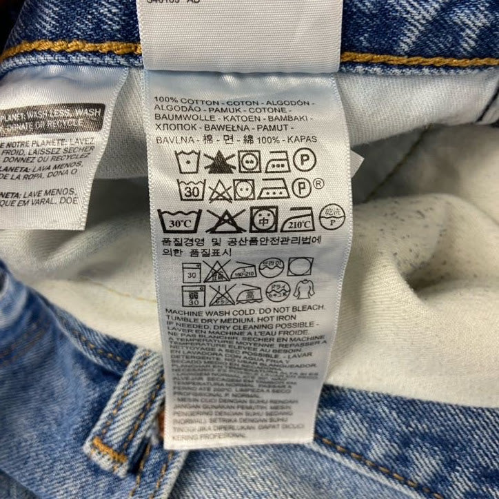 Levi’s　リーバイス　550　デニムパンツ　ジッパーフライ　インディゴ　W38