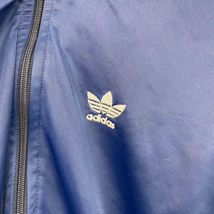 70s　adidas　アディダス　トラックジャケット/ジャージ　ヴィンテージ　紺　ネイビー　