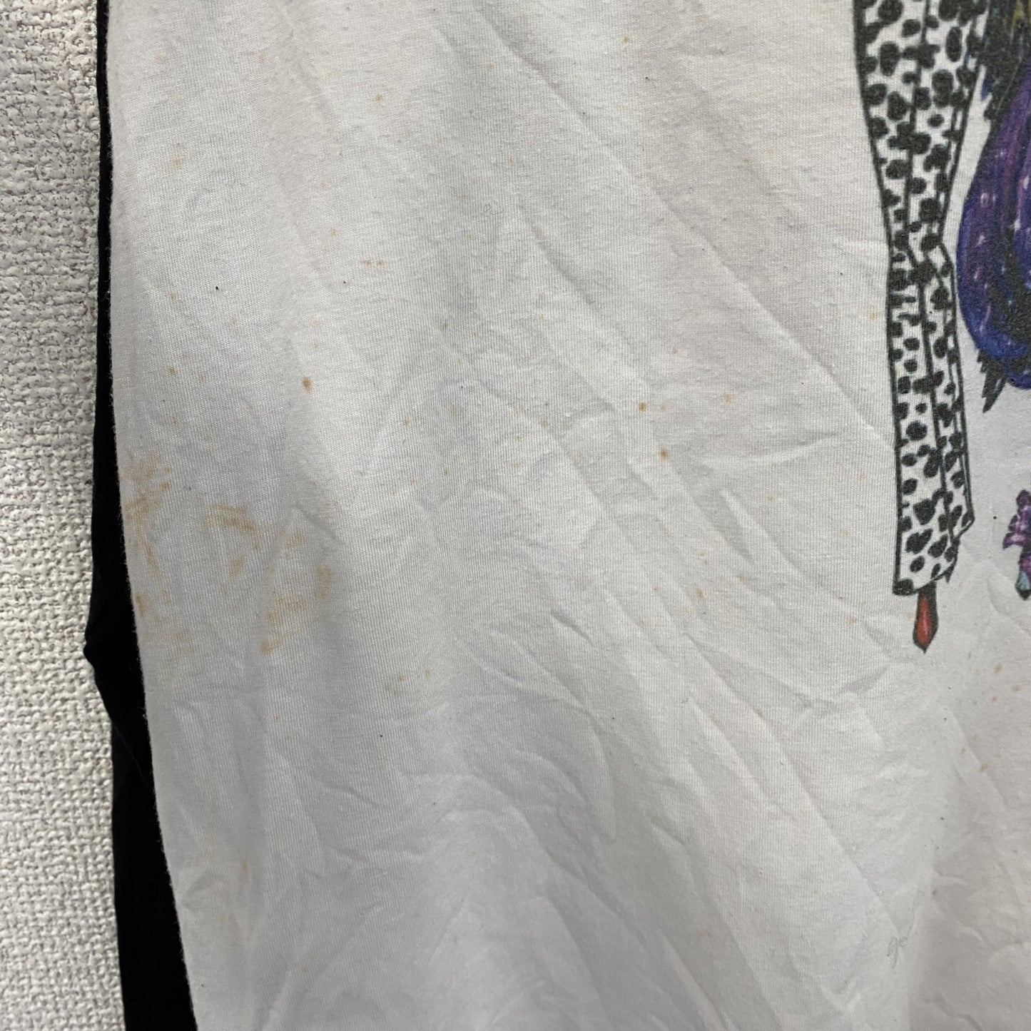 Laiwang　VOGUE　長袖Tシャツ/ロンT　ラグランT　白　ホワイト　XLサイズ