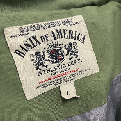 BASIX OF AMERICA　フルジップジャケット　カーキ　Lサイズ