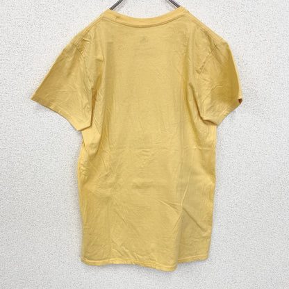 古着 used　Disney　ディズニー　半袖プリントTシャツ　ディズニーワールド　レトロ　黄色　イエロー　クルーネック　Sサイズ