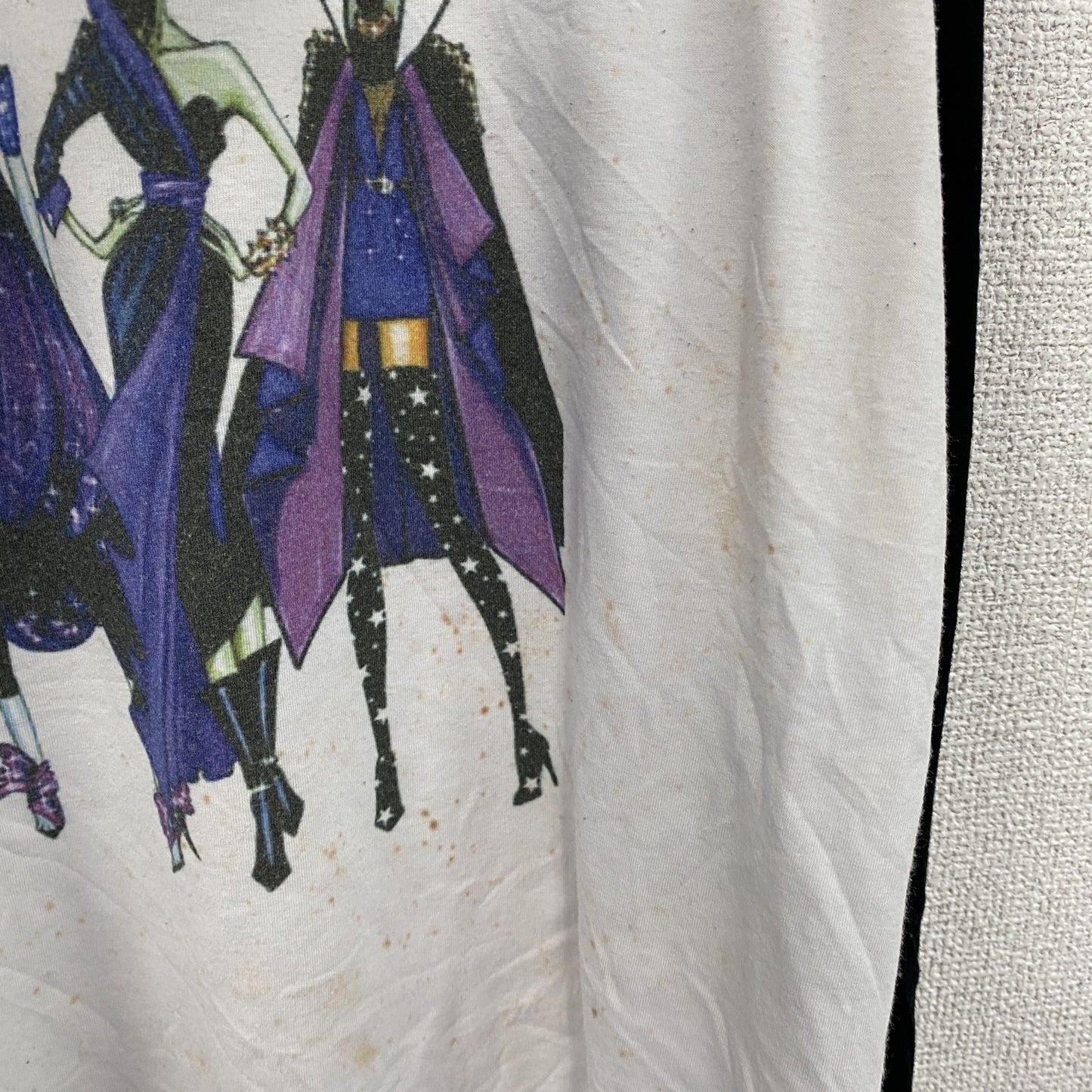 Laiwang　VOGUE　長袖Tシャツ/ロンT　ラグランT　白　ホワイト　XLサイズ
