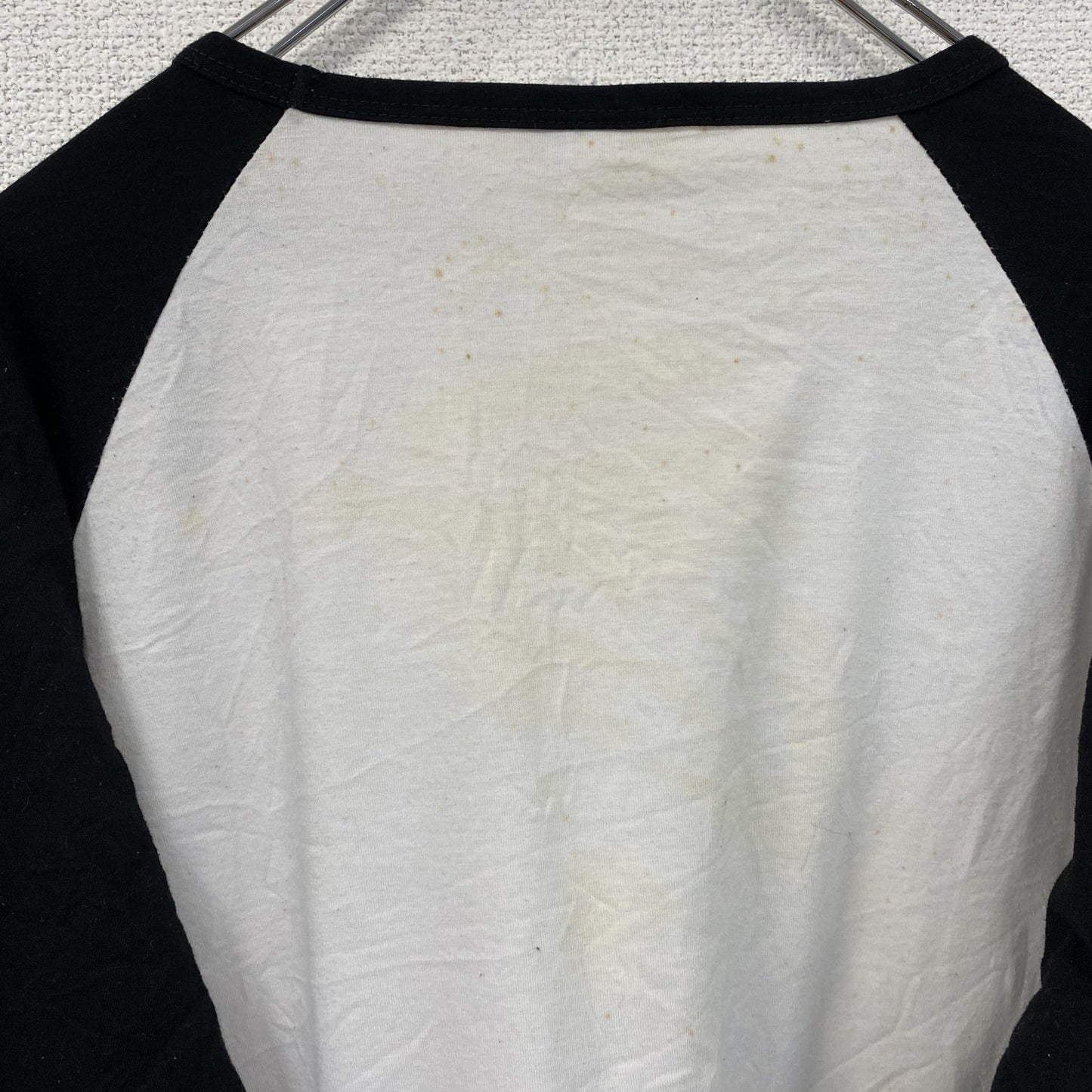 Laiwang　VOGUE　長袖Tシャツ/ロンT　ラグランT　白　ホワイト　XLサイズ