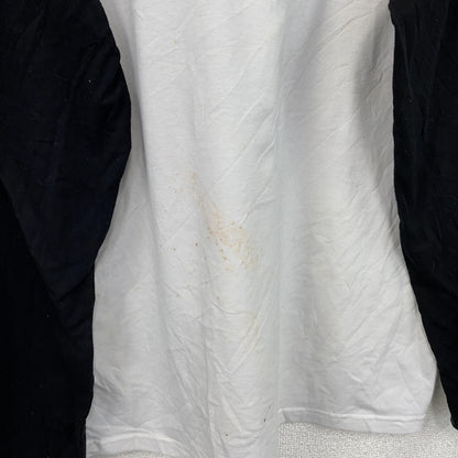 Laiwang　VOGUE　長袖Tシャツ/ロンT　ラグランT　白　ホワイト　XLサイズ