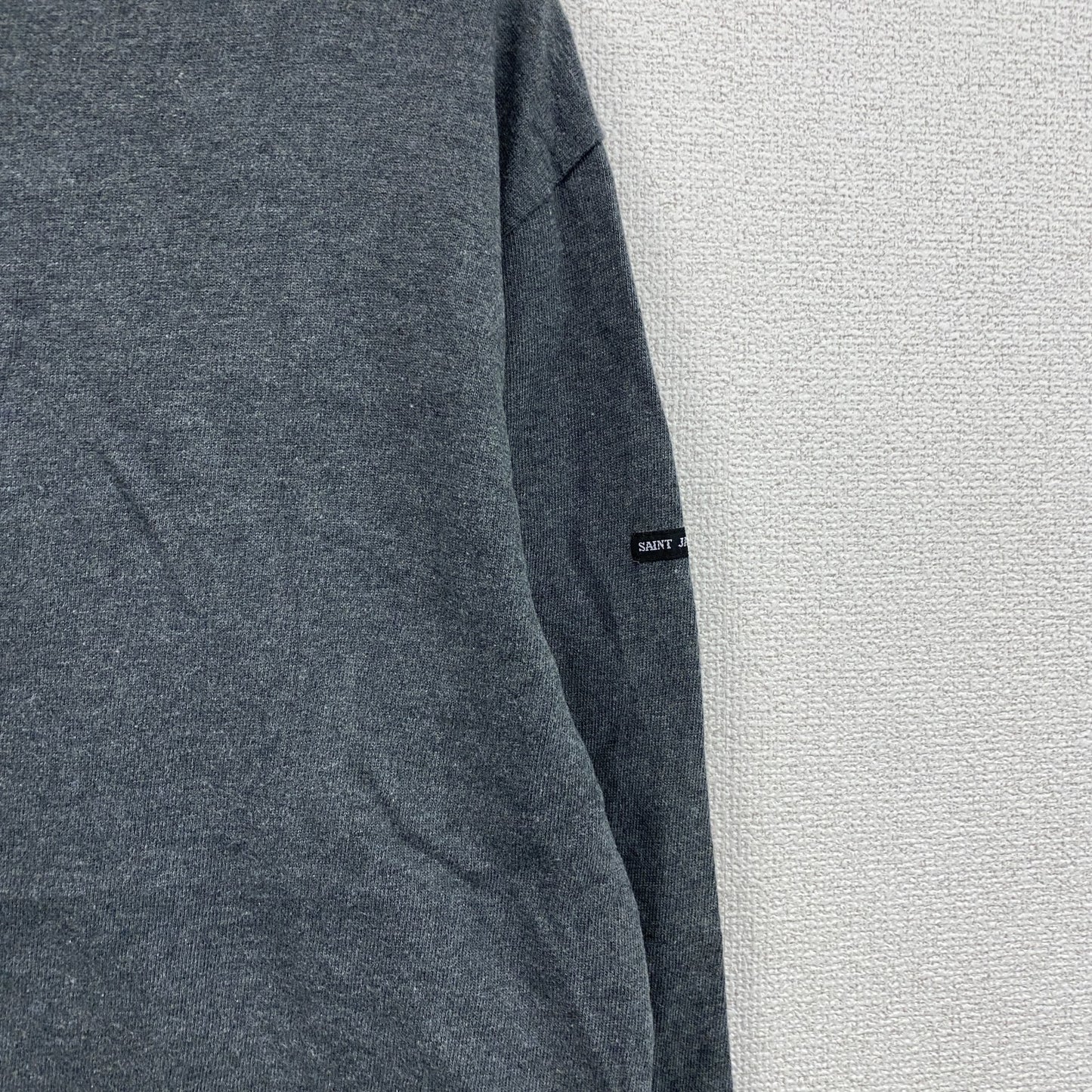 SAINT JAMES　セントジェームス　バスクシャツ　長袖Tシャツ/ロンT　灰色　グレー　44サイズ