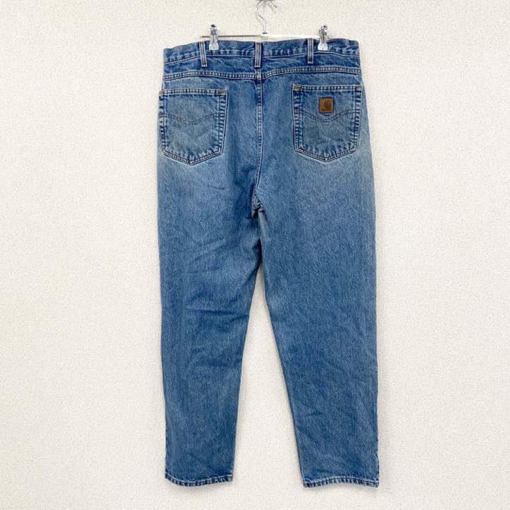 Carhartt　カーハート　デニムパンツ　ジッパーフライ　レザーパッチ　インディゴ　W38