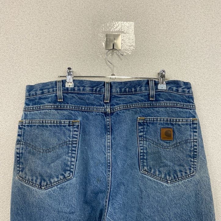 Carhartt　カーハート　デニムパンツ　ジッパーフライ　レザーパッチ　インディゴ　W38