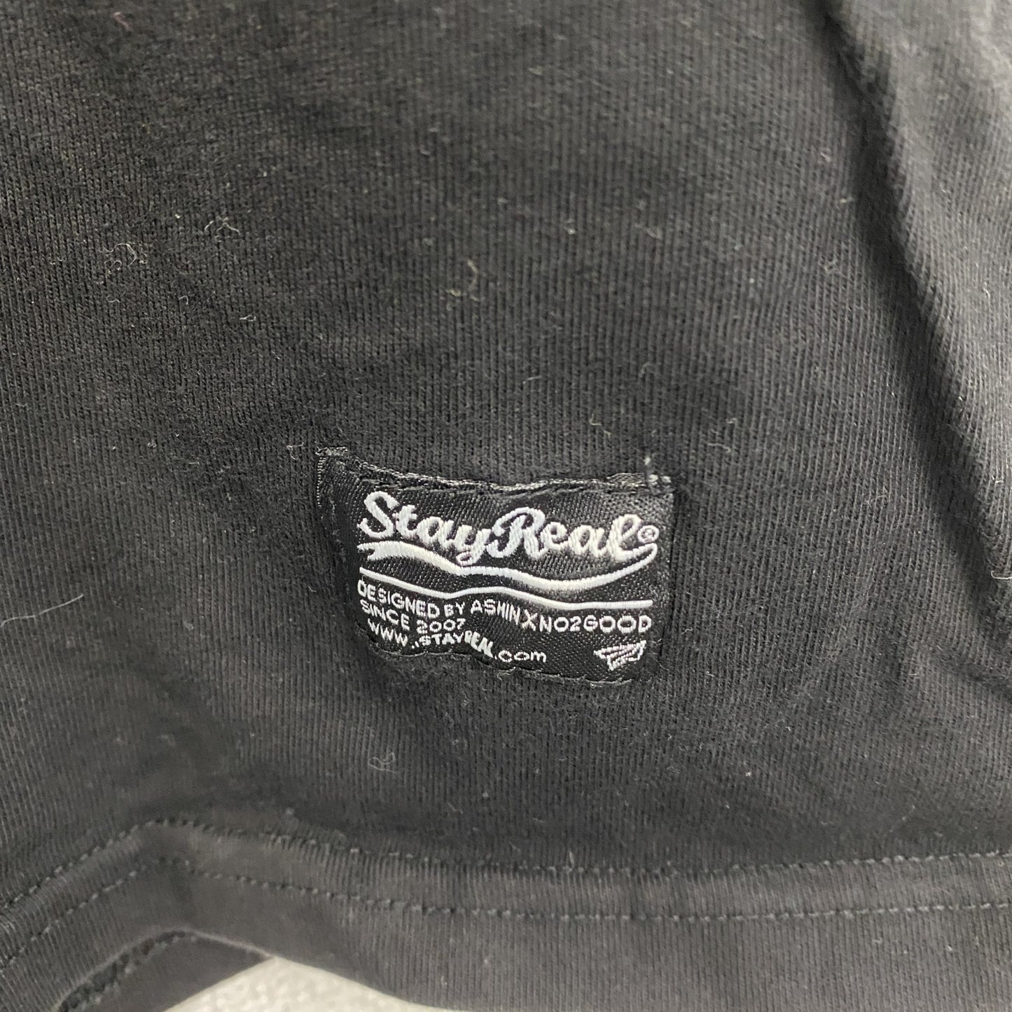 STAYREAL　Hello Kitty　ハローキティ　半袖プリントTシャツ　黒　ブラック