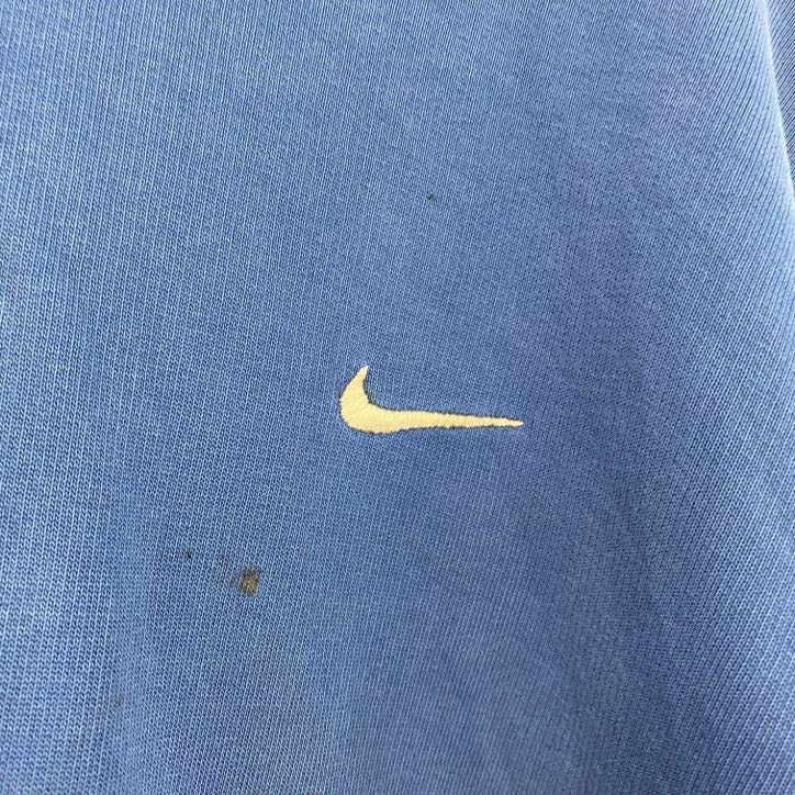 00s　NIKE　ナイキ　スウェットパーカー/フーディ　ヴィンテージ　青　ブルー　XXLサイズ