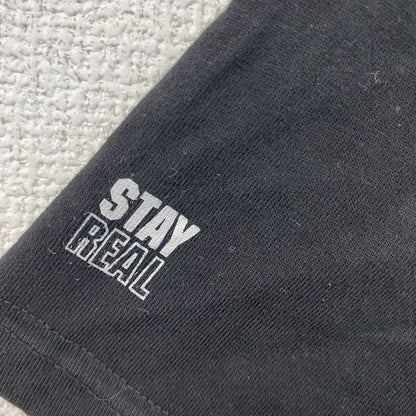 STAYREAL　Hello Kitty　ハローキティ　半袖プリントTシャツ　黒　ブラック