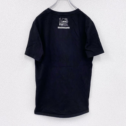 STAYREAL　Hello Kitty　ハローキティ　半袖プリントTシャツ　黒　ブラック