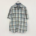 Carhartt　カーハート　半袖チェックシャツ　ラウンドシャツ　マルチカラー　Lサイズ