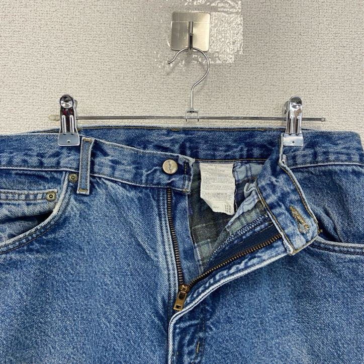 Carhartt　カーハート　デニムパンツ　ジッパーフライ　レザーパッチ　インディゴ　W34