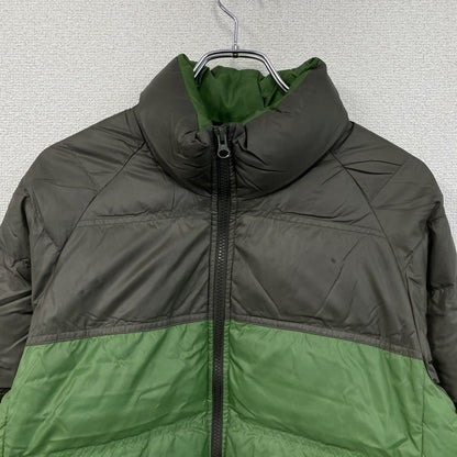 UNIQLO　ユニクロ　ダウンジャケット　ダウン90%　緑　グリーン　灰色　グレー　XLサイズ