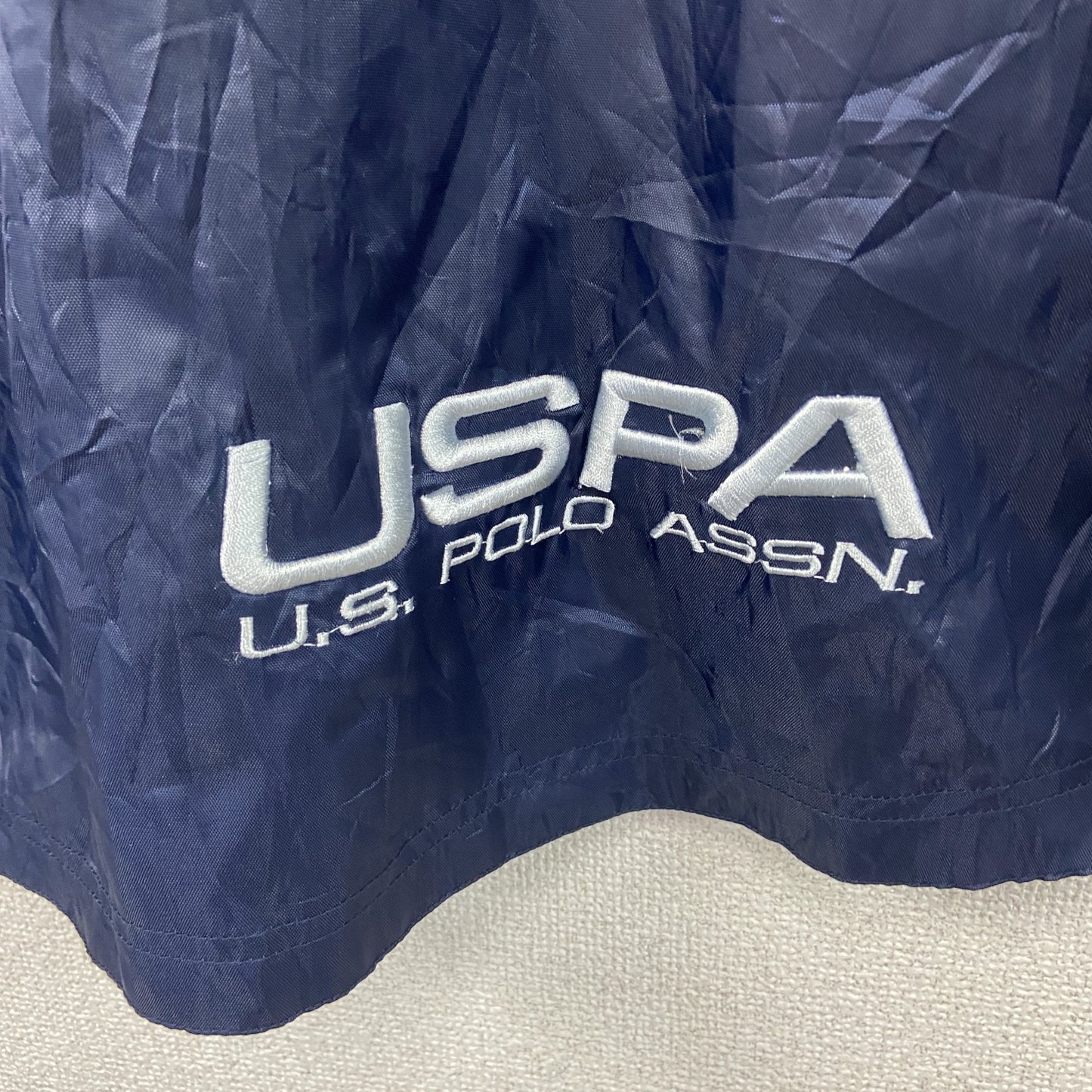 U.S.POLO ASSN.　ユーエスポロアッスン　フルジップジャケット　比翼仕立て　紺　ネイビー　Lサイズ