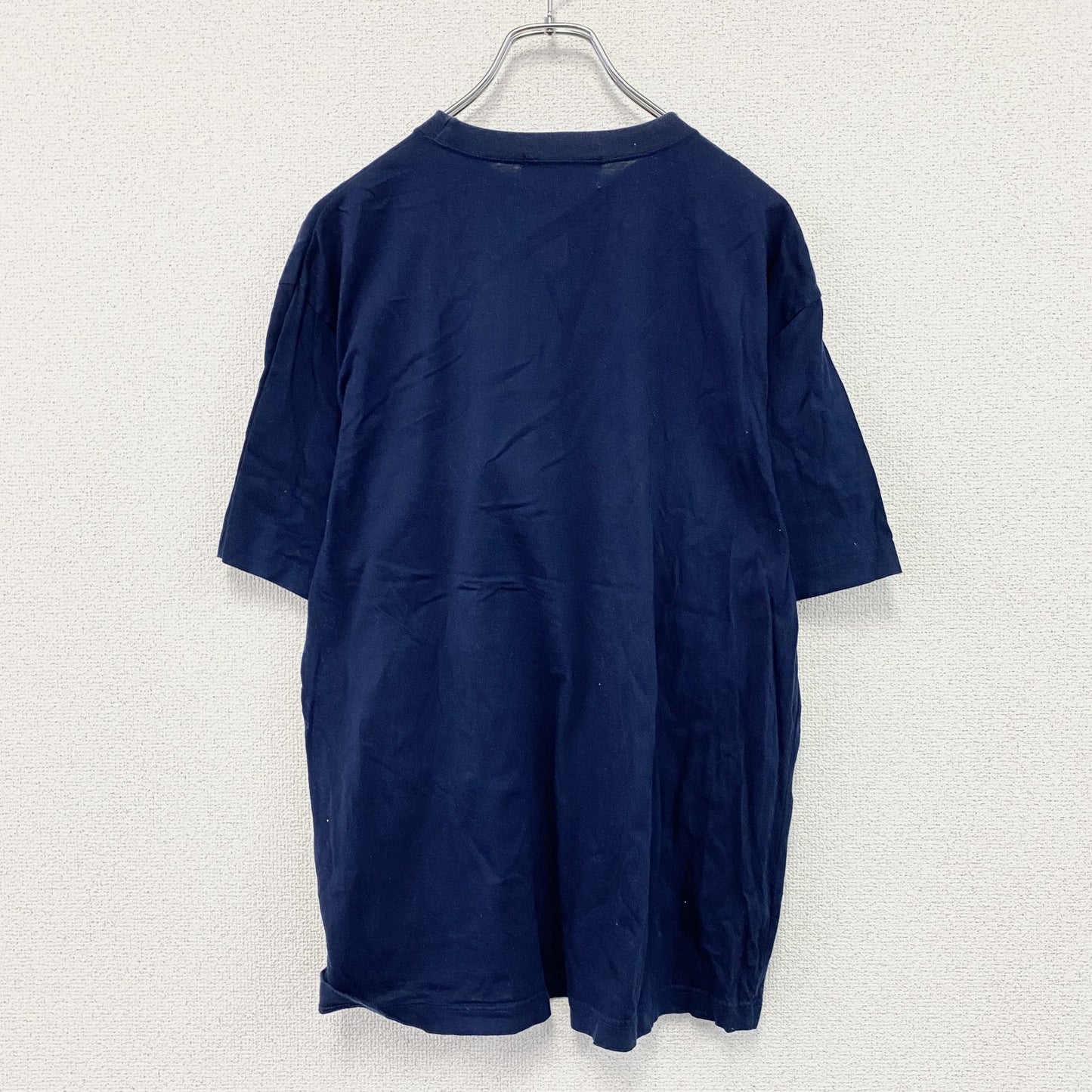 GIANNI VALENTINO　ジャンニヴァレンティノ　半袖プリントTシャツ　紺　ネイビー　Mサイズ