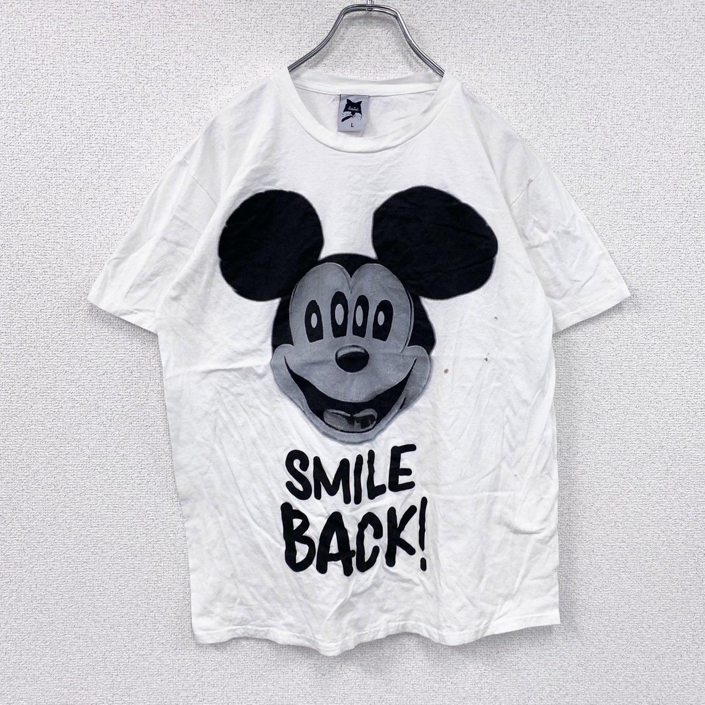 Stadtpirat　半袖プリントTシャツ　パロディT　白　ホワイト　Lサイズ