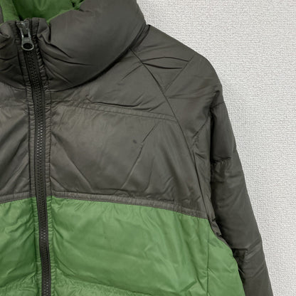 UNIQLO　ユニクロ　ダウンジャケット　ダウン90%　緑　グリーン　灰色　グレー　XLサイズ