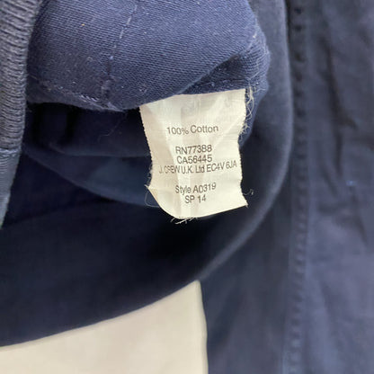 J.CREW　ジェイクルー　コットンブルゾン/ボンバージャケット　紺　ネイビー　Sサイズ　