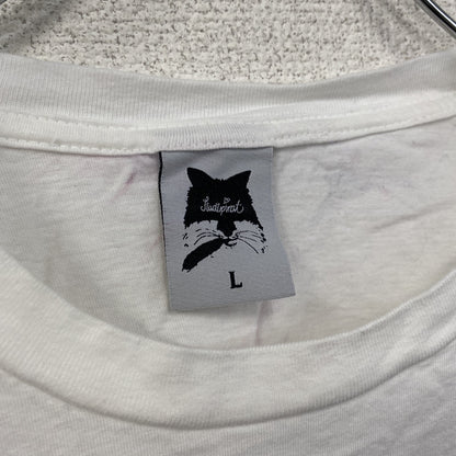 Stadtpirat　半袖プリントTシャツ　パロディT　白　ホワイト　Lサイズ