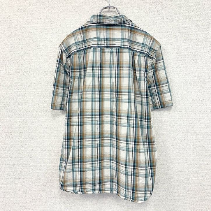 Carhartt　カーハート　半袖チェックシャツ　ラウンドシャツ　マルチカラー　Lサイズ