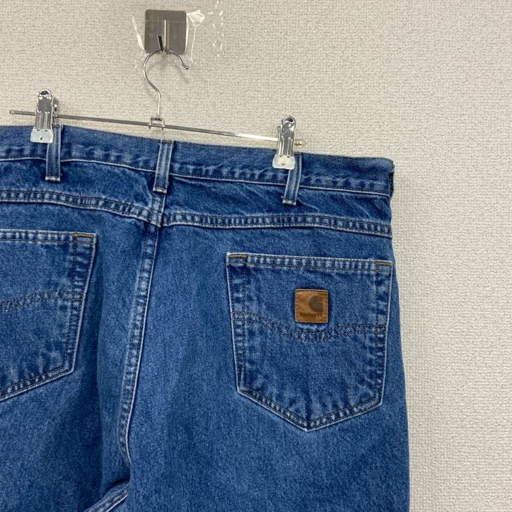 Carhartt　カーハート　デニムパンツ　ジッパーフライ　レザーパッチ　インディゴ　W38