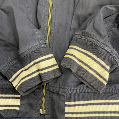 J.CREW　ジェイクルー　コットンブルゾン/ボンバージャケット　紺　ネイビー　Sサイズ　