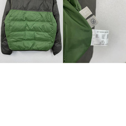 UNIQLO　ユニクロ　ダウンジャケット　ダウン90%　緑　グリーン　灰色　グレー　XLサイズ
