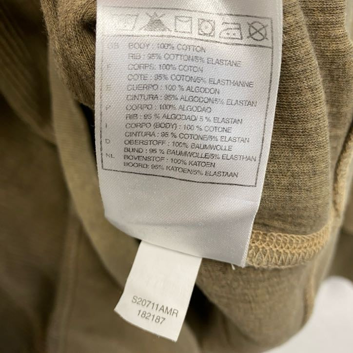 00s　NIKE　ナイキ　ハーフジップトラックジャケット / ジャージ　ヴィンテージ　茶色　ブラウン　Mサイズ