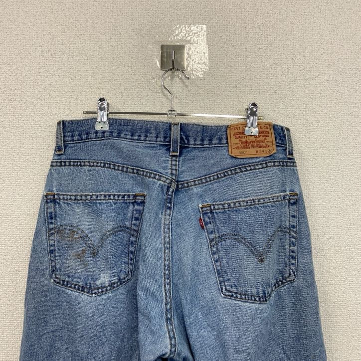 Levi’s　リーバイス　550　デニムパンツ　ジッパーフライ　インディゴ　W34