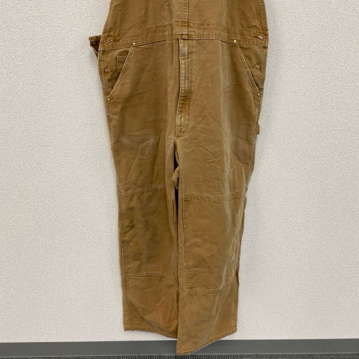 Carhartt　カーハート　オーバーオール/つなぎ　ブラウンダック　ダック地　ダブルニー　キャメル　W44